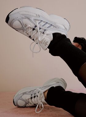 Adidas阿迪达斯三叶草女OZMILLEN增高透气运动休闲老爹鞋IE5841
