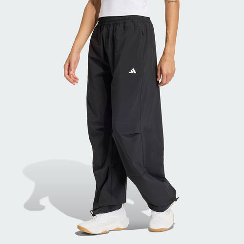 adidas阿迪达斯伞兵裤女子梭织透气潮流舒适休闲直筒长裤KS8563