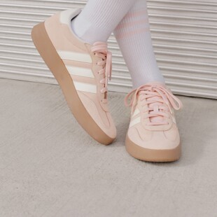 Adidas/阿迪达斯正品BARREDA男女日常低帮系带耐磨休闲板鞋KH6998