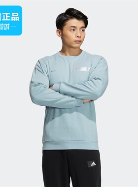 Adidas/阿迪达斯正品THREF男子运动休闲长袖圆领卫衣套头衫HY5849