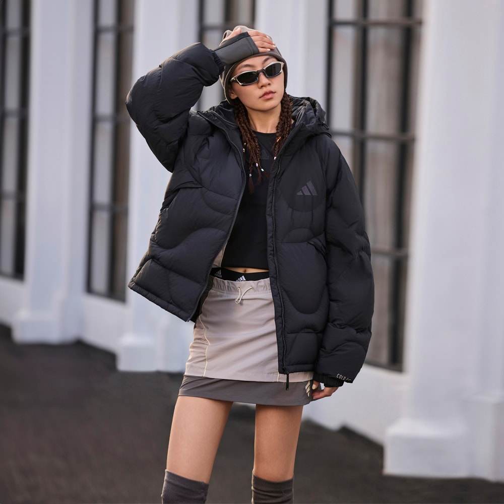 Adidas/阿迪达斯正品男子连帽保暖休闲面包服羽绒服JG5926 JG5928