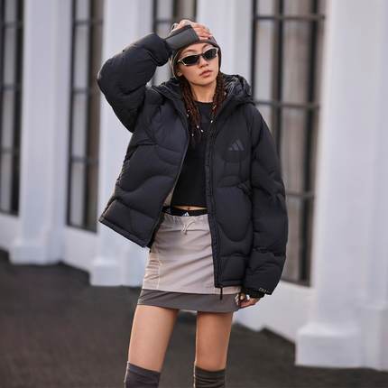 Adidas/阿迪达斯正品男子连帽保暖休闲面包服羽绒服JG5926 JG5928