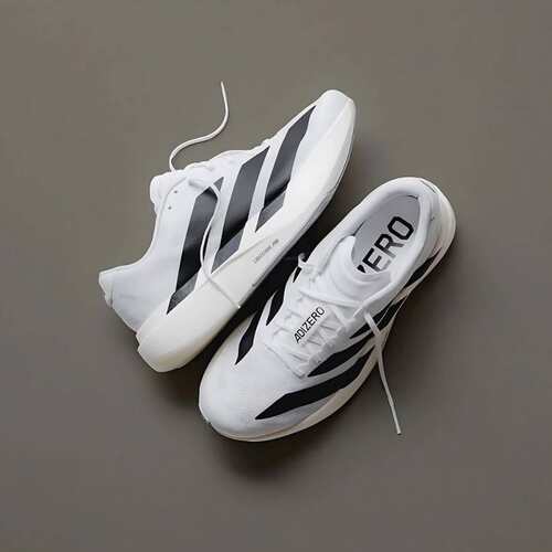 阿迪达斯Adidas Adizero Evo SL 男鞋马拉松竞速跑步鞋白黑JH6206