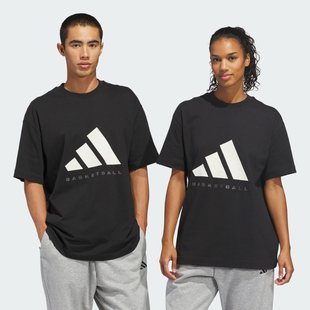 Adidas/阿迪达斯正品SS TEE男女篮球运动宽松短袖圆领T恤KB7560