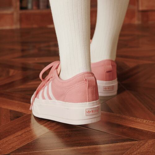 Adidas/阿迪达斯NIZZA PLATFORM W男女经典厚底运动帆布鞋JQ9149