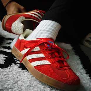 Adidas阿迪达斯三叶草GAZELLE T头IF1808 INDOOR男女德训休闲板鞋