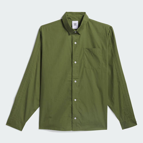 Adidas/阿迪达斯SHMOO BUTTON UP 工装风印花运动长袖衬衫IU0081