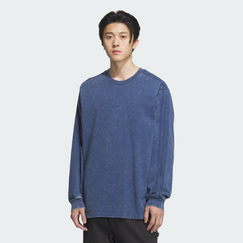 Adidas阿迪达斯男子运动宽松长袖圆领T恤KA6760