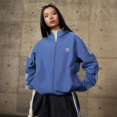 Adidas/阿迪达斯VR STAG JKT U 通勤休闲运动连帽夹克外套KB1946