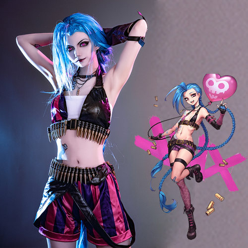 金克丝COS服全套还原度高现货