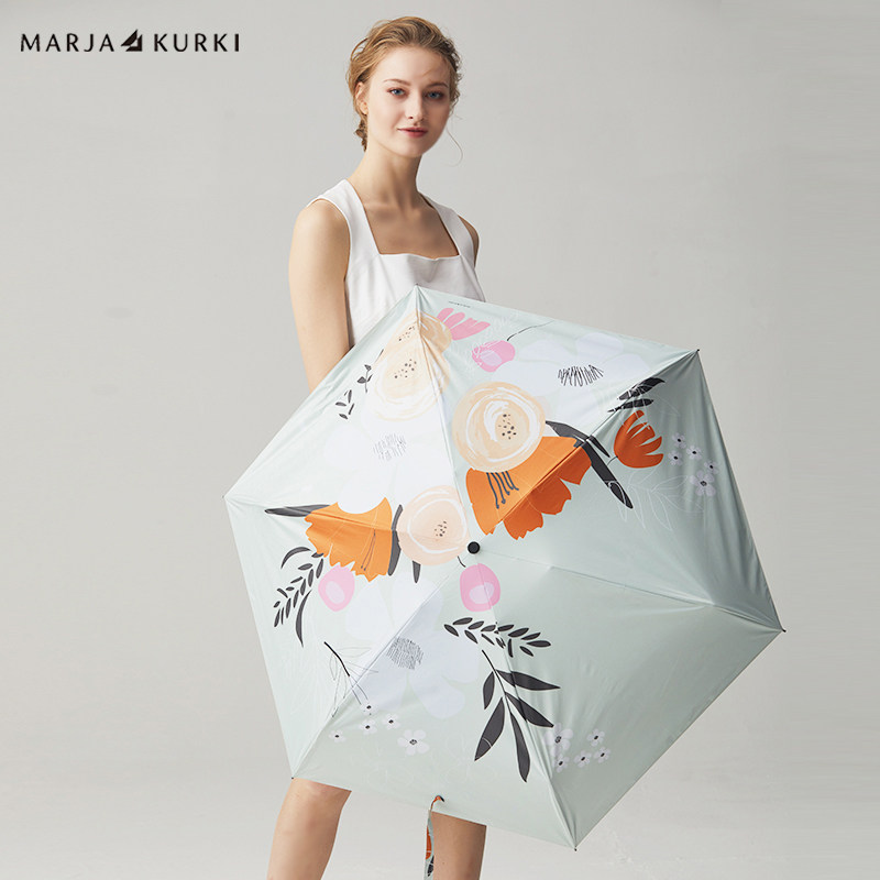 MARJAKURKI玛丽亚古琦轻便小巧晴雨伞两用防晒太阳伞五折甜美清新