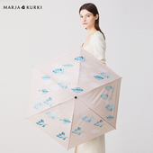 MARJAKURKI玛丽亚古琦轻便小巧手动晴雨两用防晒抗风小清新太阳伞