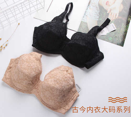 古今紫兰蒂大码内衣调整型有钢圈