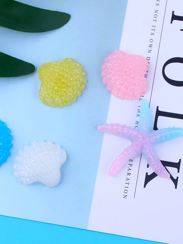 Песчаная кастрюль микро -ландшафт DIY Crystal Drop Glue Mobile Case Accessories смола океанская серия ветер серии патч аксессуары