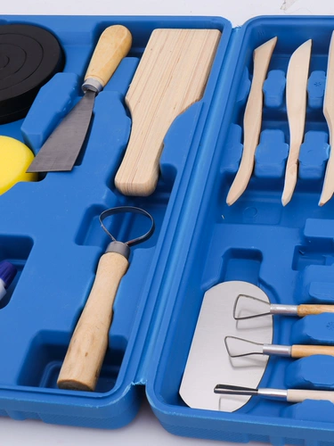 Глина, комплект, скребок, обучение, 18 шт