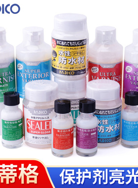 日本PADICO帕蒂格保护剂防水石塑粘土釉感上光油黏土亮光油哑光油