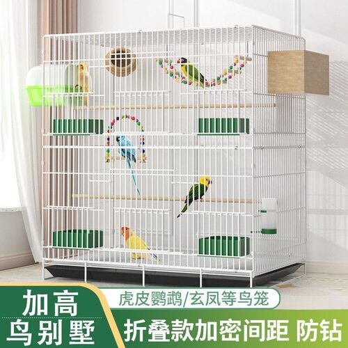 鸽子配对笼养殖加密鸽子笼繁育虎皮鹦鹉鸟笼室内加密宠物笼防老鼠