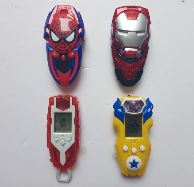 梦龙蜘蛛机甲侠机钢铁侠机甲机洛克王国游戏机玩具红外数码对战机