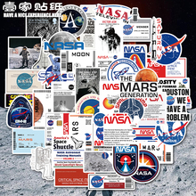 ins风nasa火星太空宇航员贴纸笔记本电脑ipad手机光面行李箱贴纸