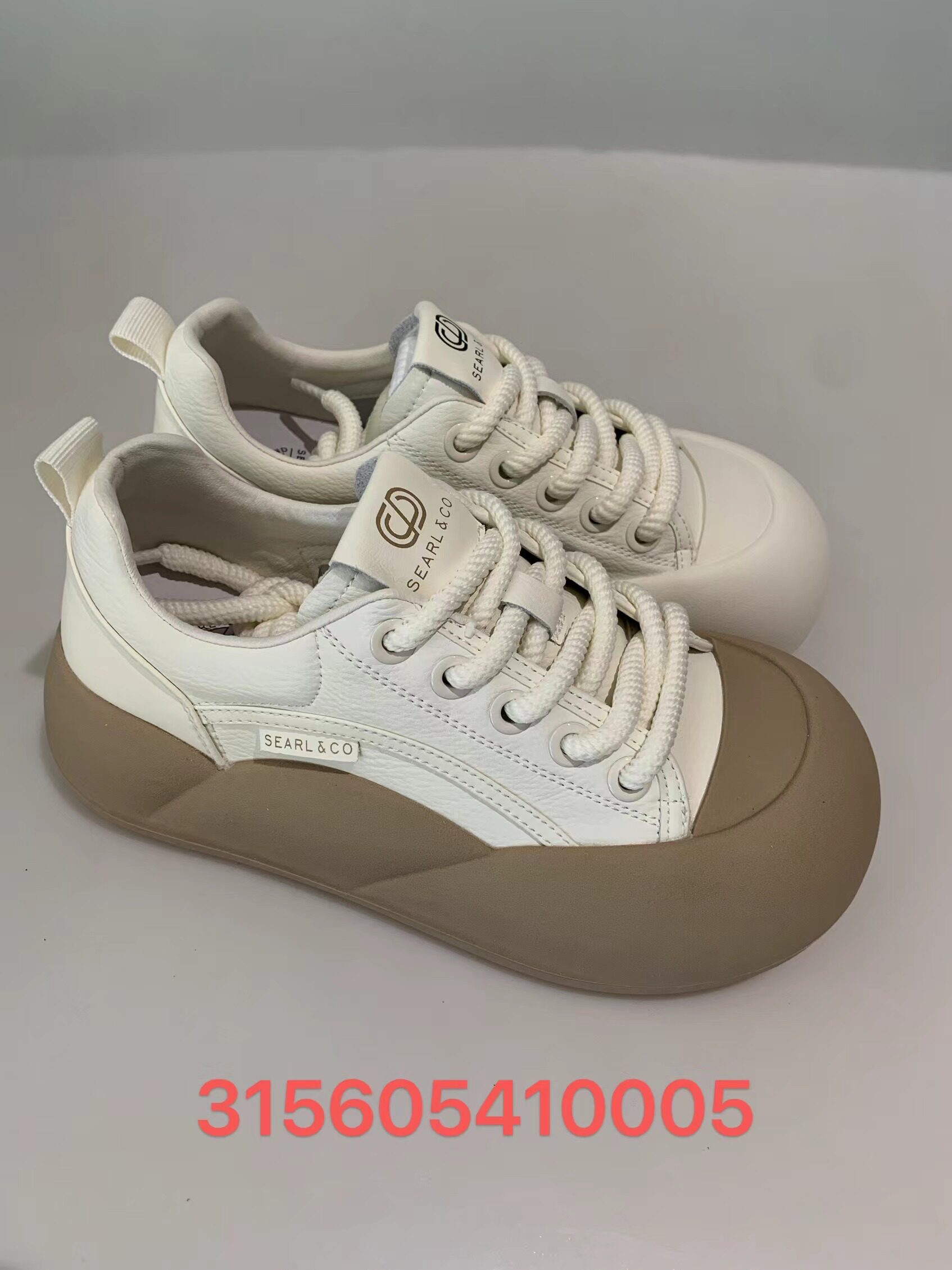 瑟蔻可爱丑萌大头鞋女2024春季新款百搭休闲小众厚底增高软底板鞋