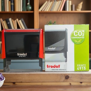 trodat卓达印章定刻4915翻转印章自动出油按压式源头工厂货源直供