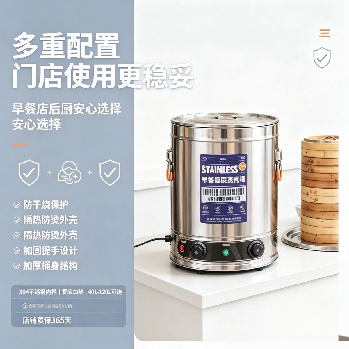 304不锈钢汤锅家用煲汤锅煮面锅燃气灶电磁炉专用一体成型煮汤锅