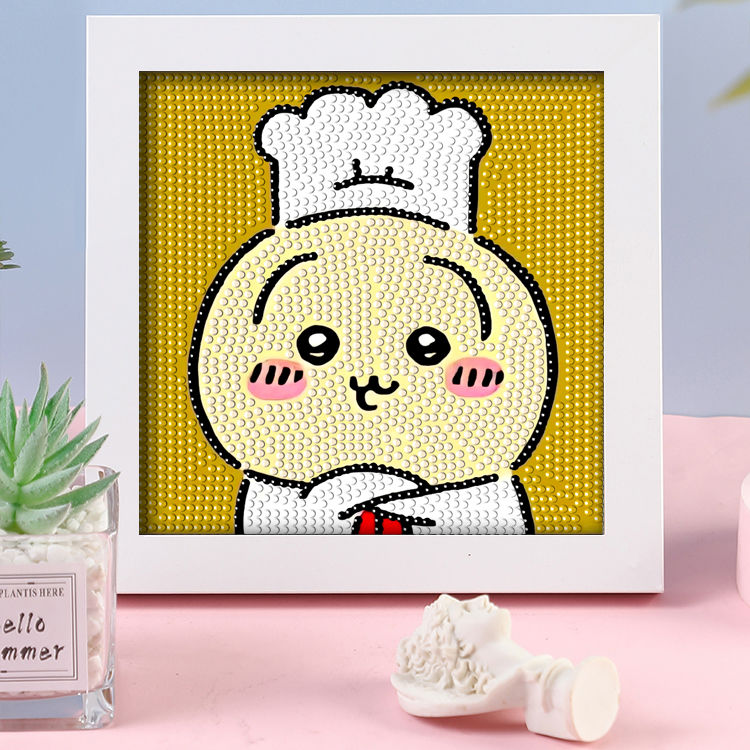 搞怪乌萨奇同款钻石画新款贴钻画可爱手工diy简单闺蜜礼物周边