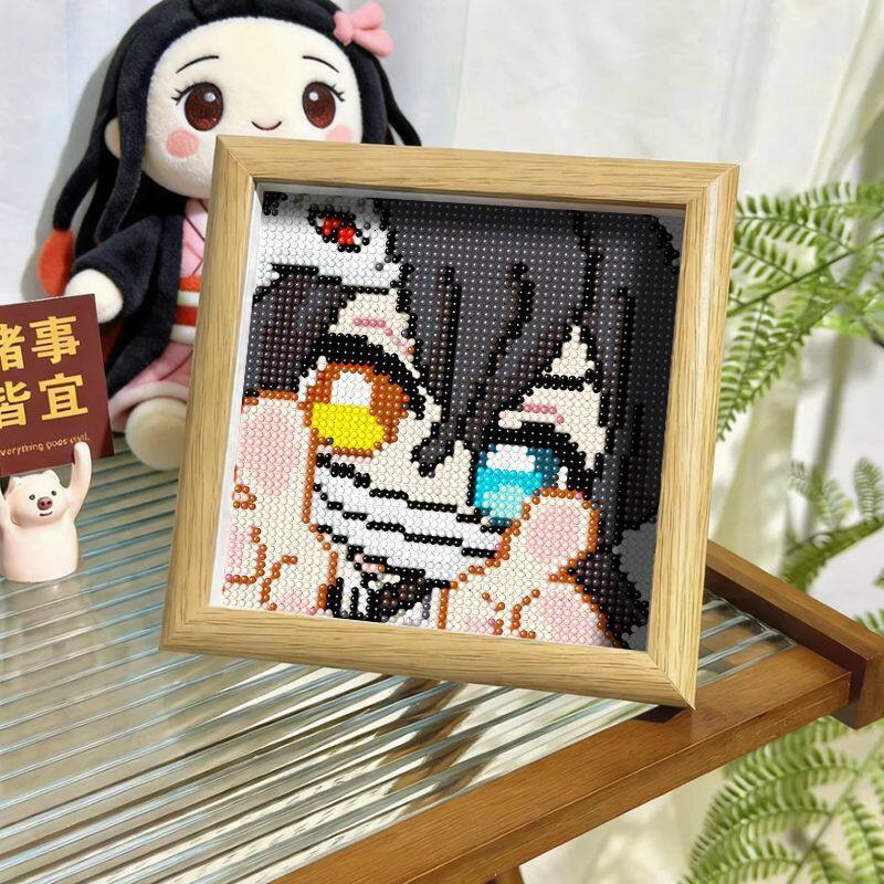 鬼灭之刃DIY自粘钻石画礼物