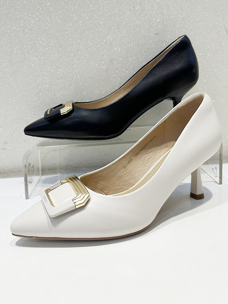 comely康莉女鞋2023春新款专柜正品浅口细跟通勤女单鞋kyq31020