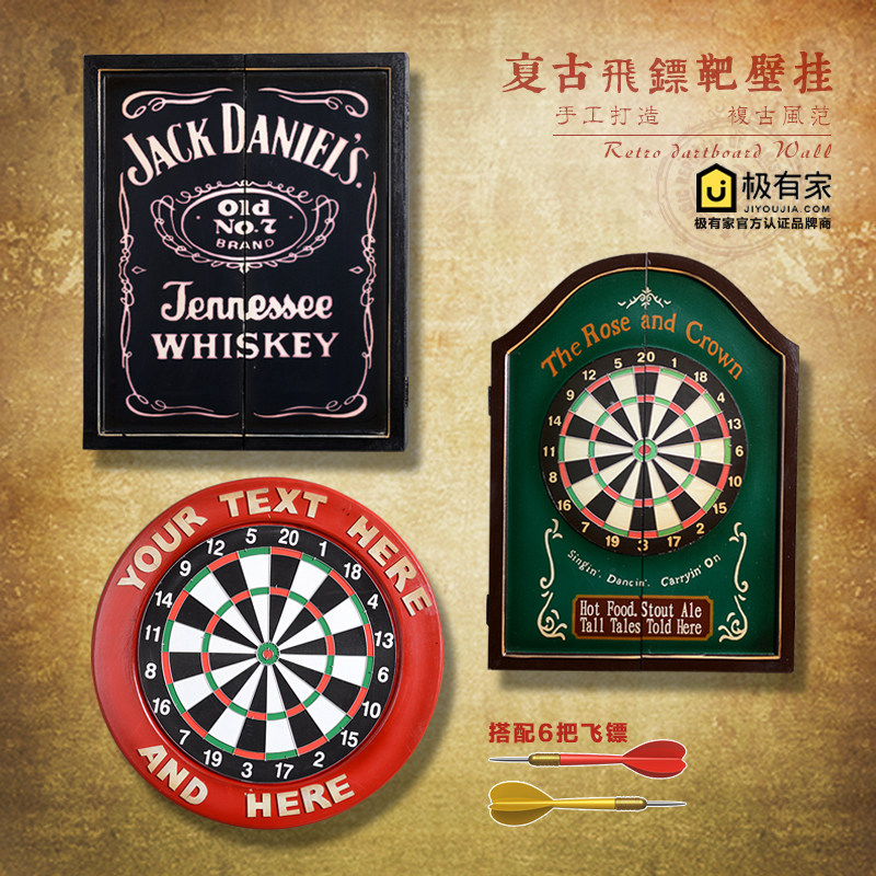 美式风仿古酒吧挂墙装饰品图片