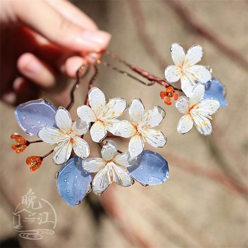 橙愿全套热缩汉服发饰发簪发钗