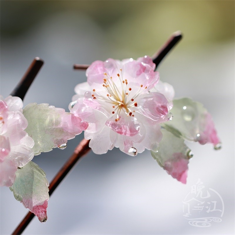报春 热缩花簪竹子发簪古风新中式步摇盘发简约日常簪子国风汉服,饰品/流行首饰/时尚饰品新,发饰,淘宝优惠券,粉丝福利购,淘宝优惠卷