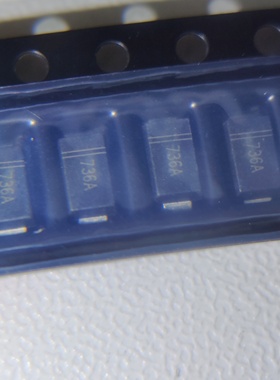 1SMA4736A 丝印736A 1W 6.8V SMA DO-214AC 贴片稳压二极管 全新