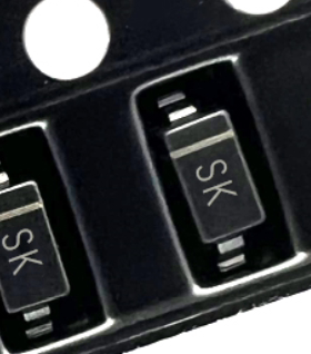 B5818W 丝印SK SOD-123 1206贴片肖特基二极管1A 30V 1N5818W