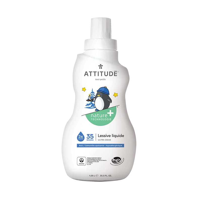 ATTITUDE婴幼儿童洗衣液3倍浓缩洋甘菊 1.05L 瓶装 加拿大进口 婴童用品 宝宝洗衣液/宝宝内衣洗衣液 原图主图