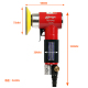 北帝2寸3寸气动打磨机抛光机工业级直心偏心高低速打磨机砂纸机