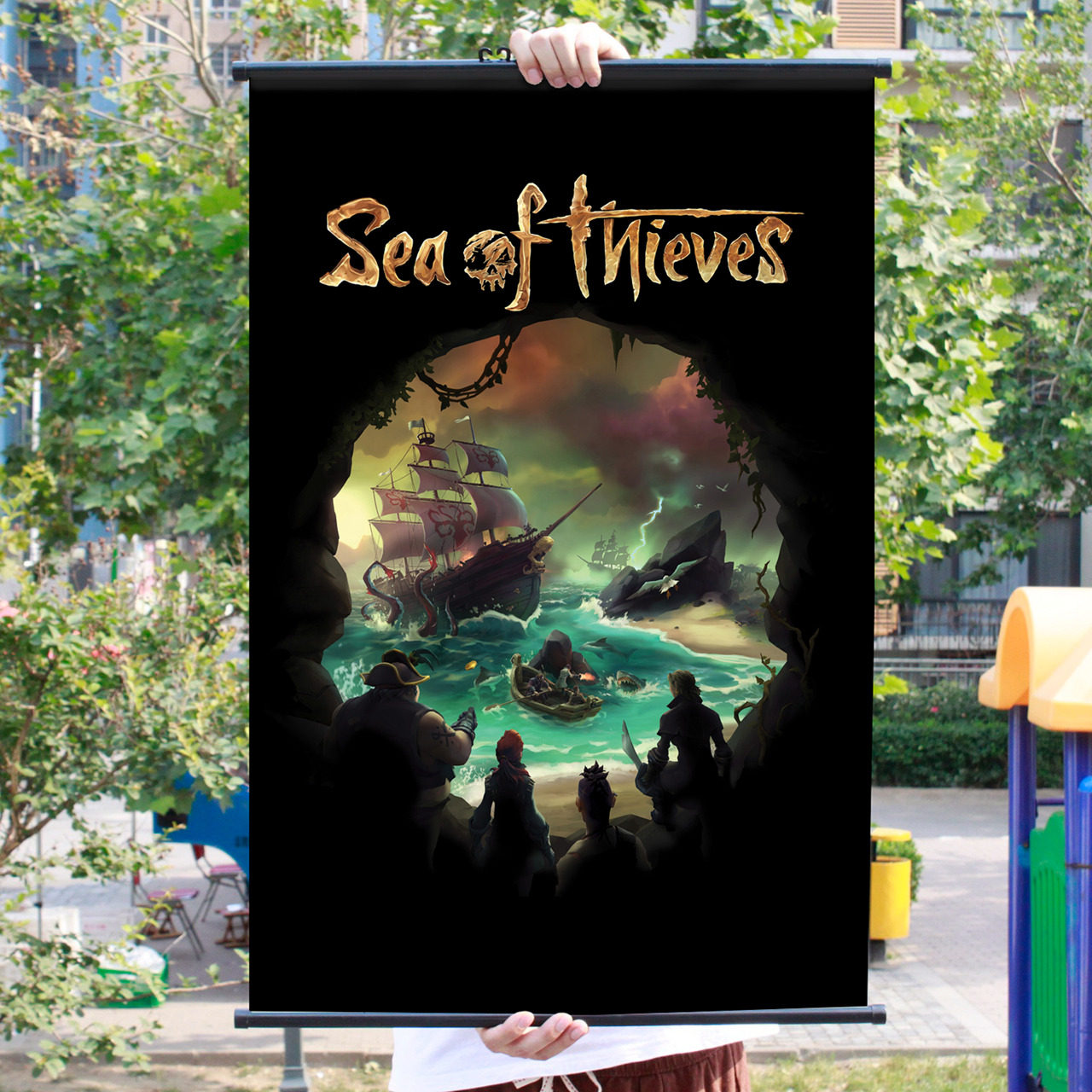 盗贼之海游戏周边海报