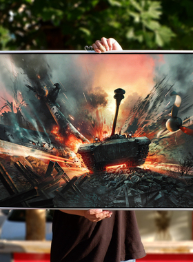 战争雷霆游戏周边海报WarThunder周边布制挂画 合金画轴装饰画