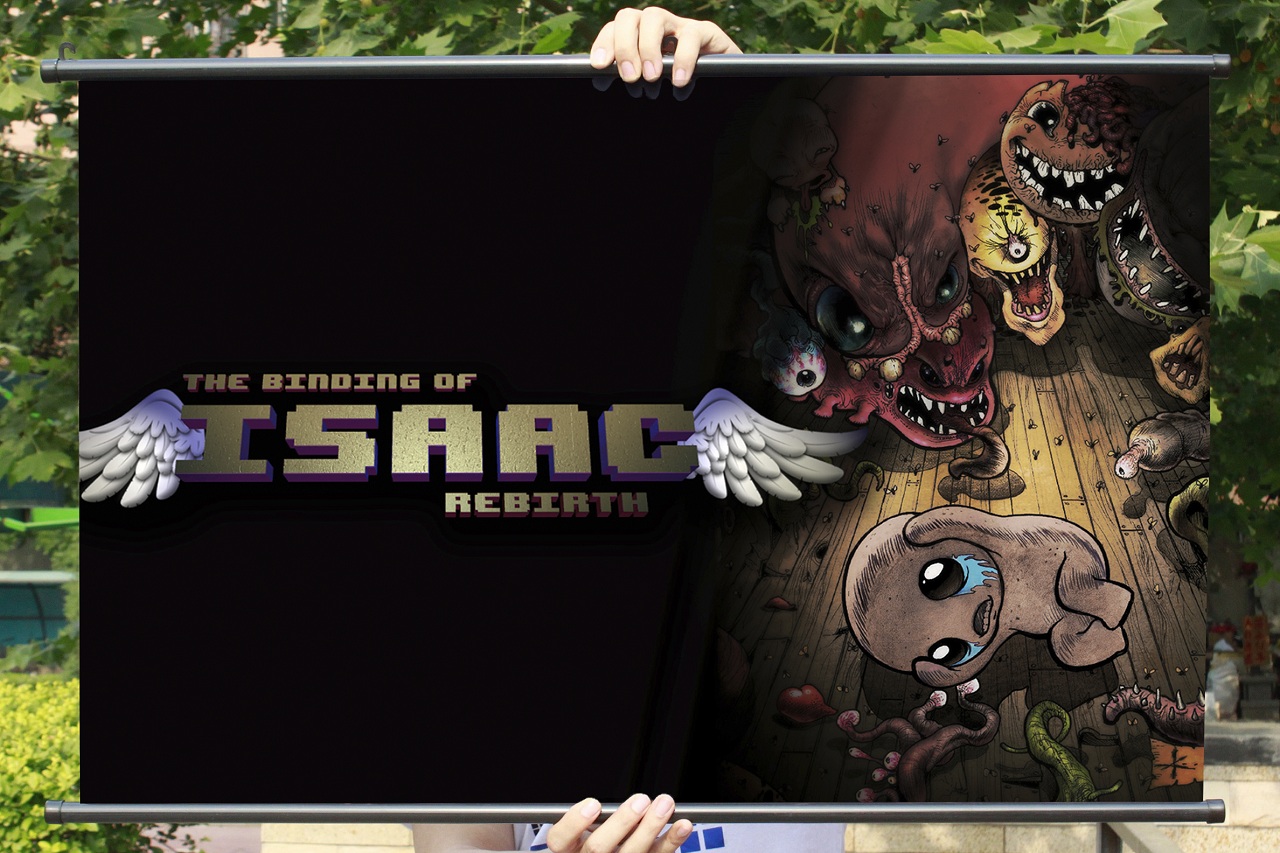 以撒的结合重生游戏周边海报