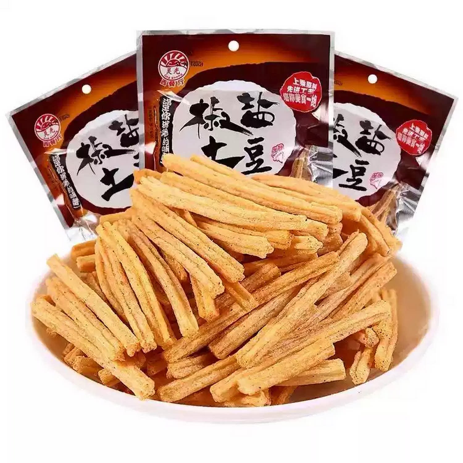 新品特惠 灵光椒盐土豆条30袋*38g脆薯条休闲膨化零食大礼包年货