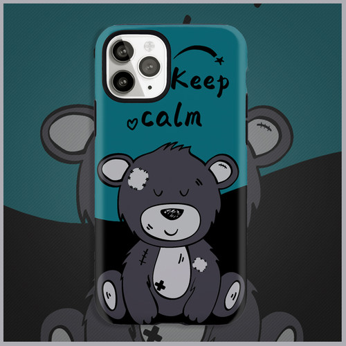 COOSKIN小熊补丁双层防摔手机壳