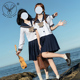 原创正统JK制服 清仓 摘星辰 现 绀金二本水手服中间 花见森