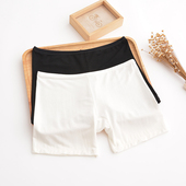 女夏薄款 无痕打底防走光安全裤 三分安全裤 jk制服防走光平角打底裤