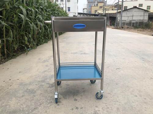 不锈钢医用麻醉车仪器小推车