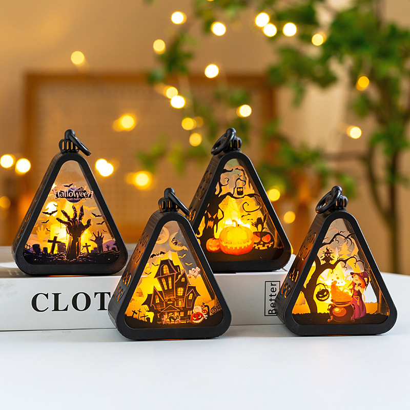 万圣节装饰品手提南瓜灯