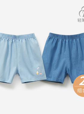 宝宝短裤夏季男童女纯棉屁屁裤牛仔幼儿夏装pp裤婴儿外穿儿童裤子