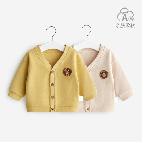 宝宝春秋经典好搭针织棉外套