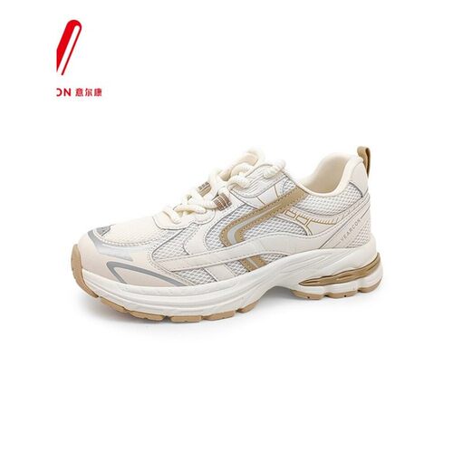 意尔康休闲鞋新款运动6182ZD48750Y透气女鞋舒适网面2026拼色春季