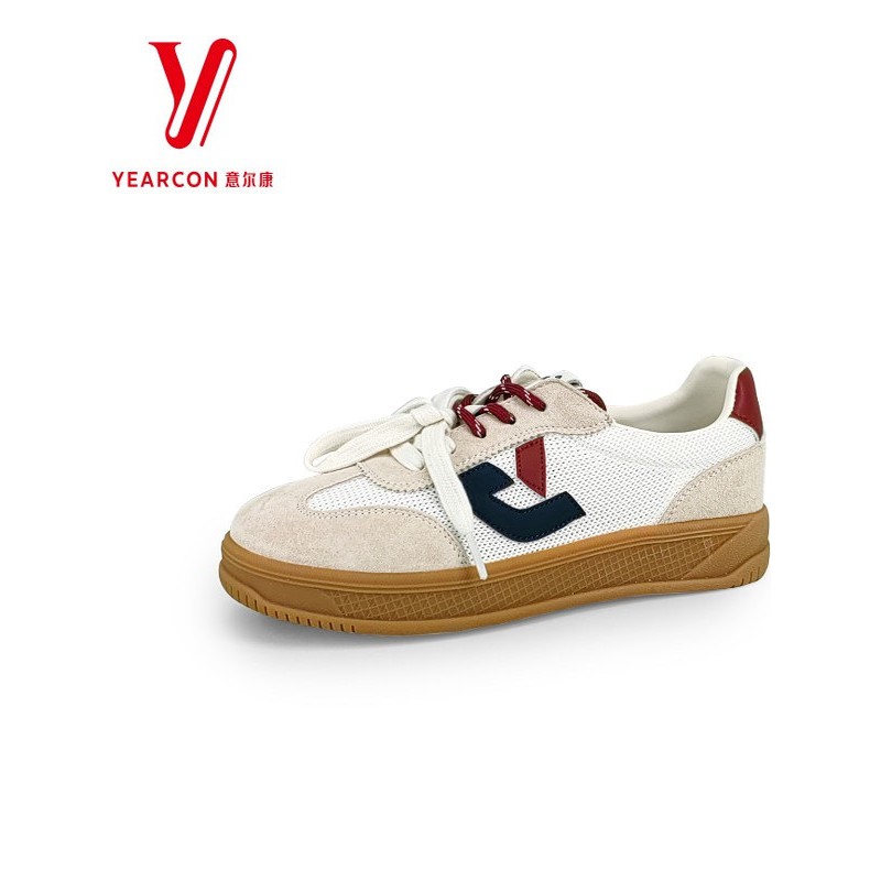 意尔康5272ZD48090Y女鞋2025透气新款休闲鞋秋季百搭网面运动鞋