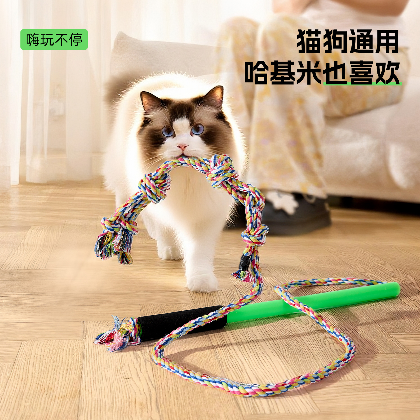 猫玩具逗猫棒自嗨解闷磨牙狗玩具